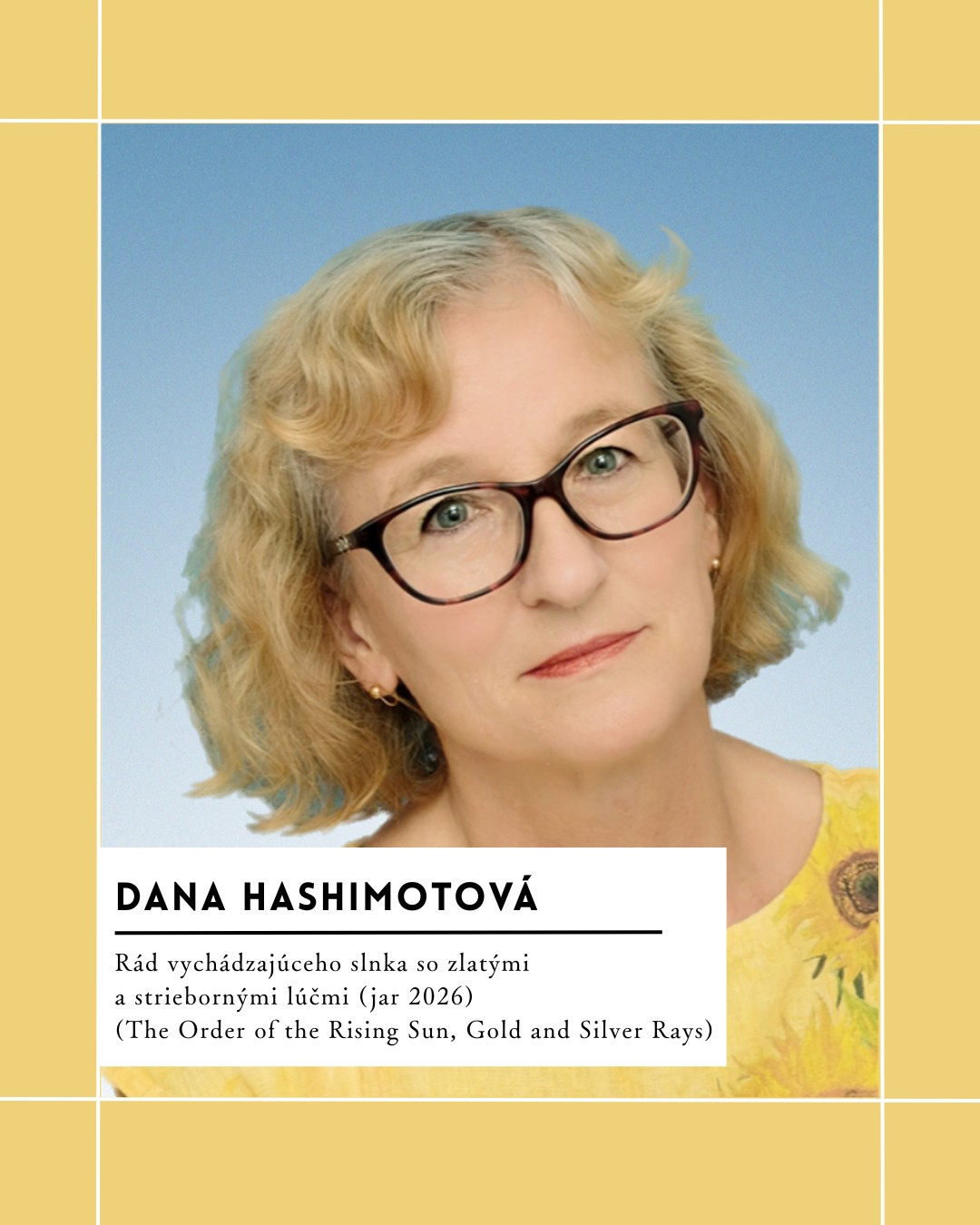 Ocenenie pre Danu Hashimoto, dlhoročnú spolupracovníčku Štátnej opery