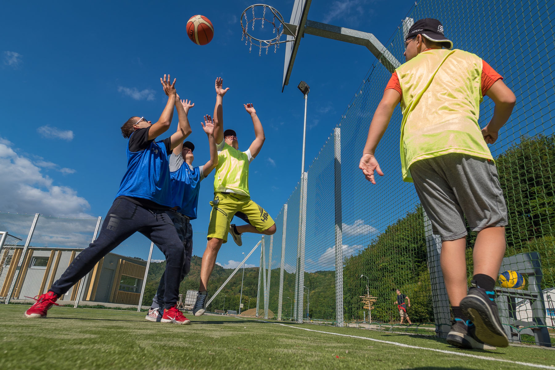 multifunkčné ihrisko basketbal