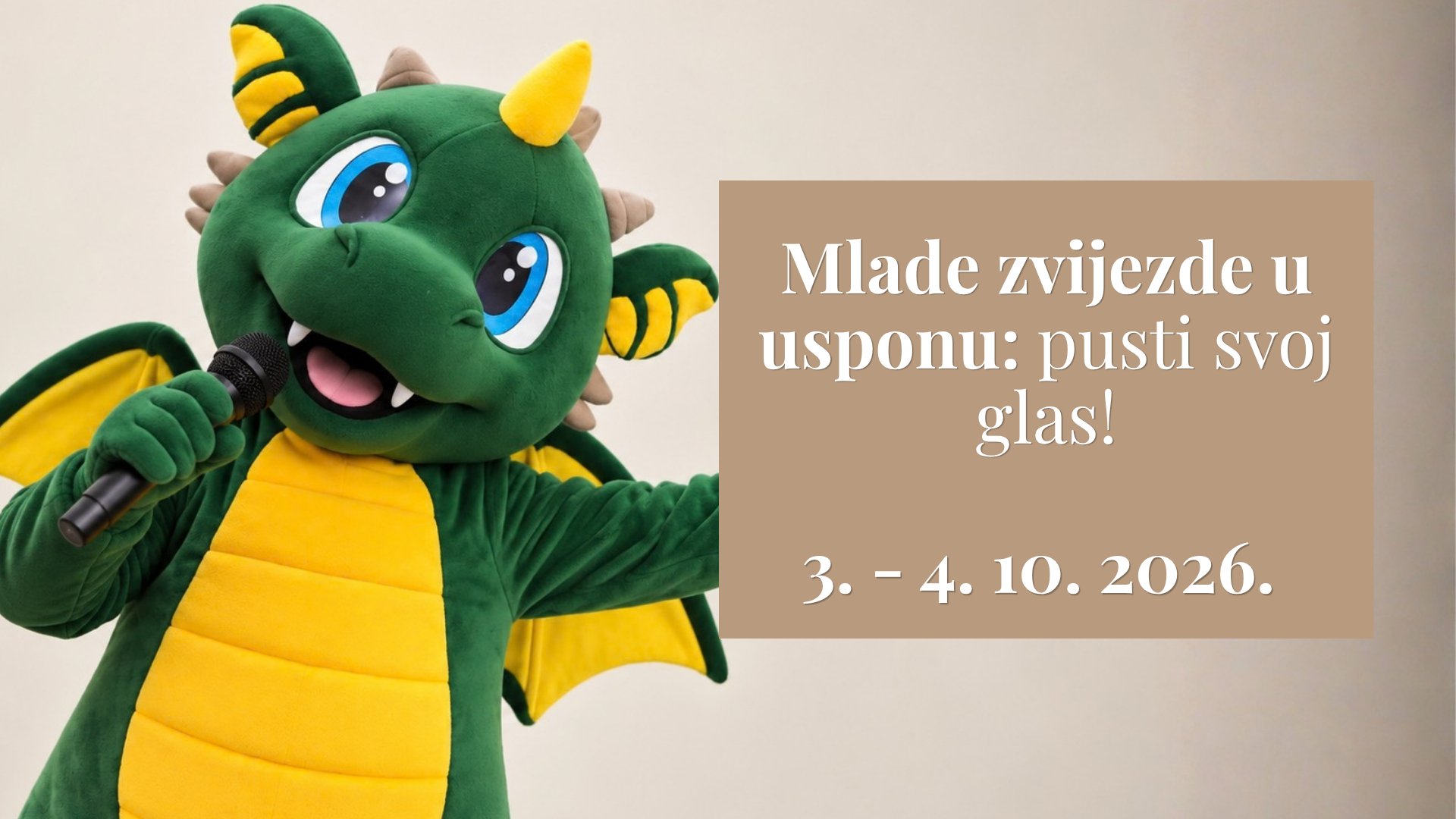 Mlade zvijezde u usponu: pusti svoj glas!