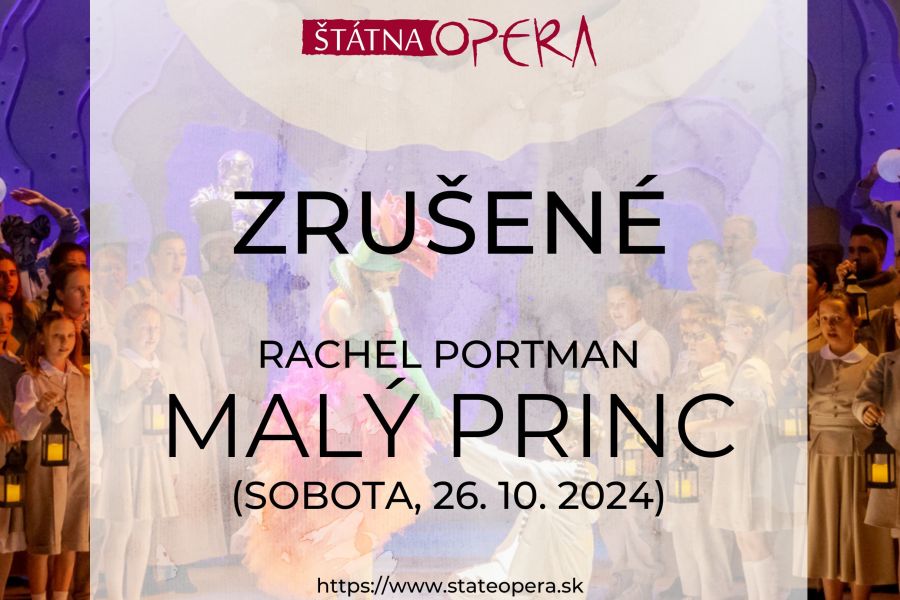 Zrušené predstavenie Malý princ (26.10.)